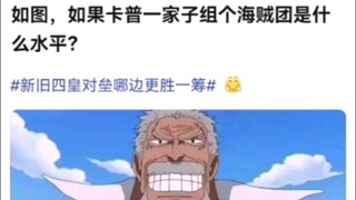 如图，如果卡普一家子组个海贼团是什么水平？。海贼王