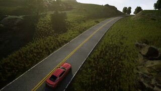 [เกม][Initial D]ภาพการแข่งรถมุมสูงที่ถ่ายจากโดรน