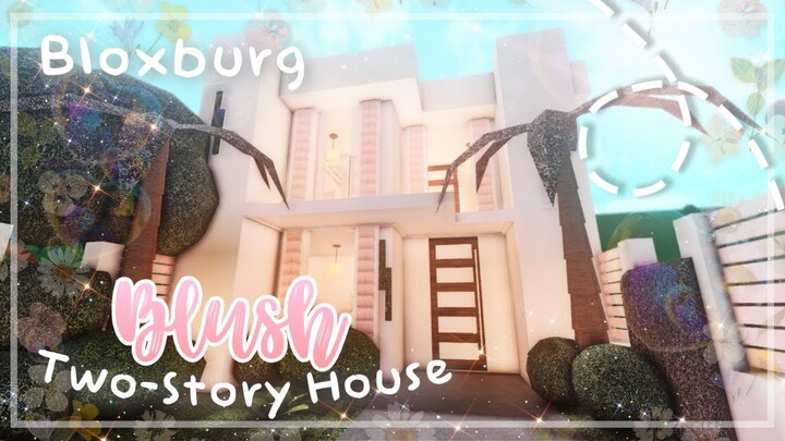 Roblox Bloxburg - Two-Story Blush Tropical Modern - Minami Oroi