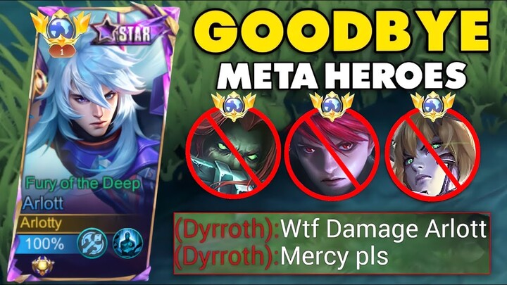 ARLOTT WTF LIFESTEAL & DAMAGE! | NEW BEST BUILD TO BEAT META HEROES! | Mlbb