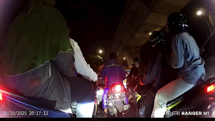 Riding during flood