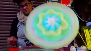 ดอกสายไหมที่ใหญ่ที่สุดในโลก!綿菓子 / / Zuckerwatte / Algodón de Azúcar