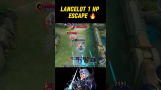 LANCELOT 0.1 HP IMPOSSIBLE ESCAPE  #mlbb #mobilelegends #mlbbmeme #assassinrylles #aerylles #ml