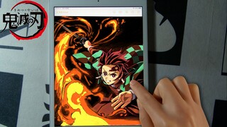 [Demon Slayer] ipad memo drawing finger drawing Tanjiro