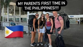 WE ARE BACK!!! 🇵🇭😱MY PARENTS FIRST TIME IN PHILIPPINES !!😱