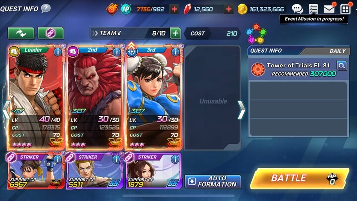 Tower of Trials Stage 80 CLEARED with SFV Team