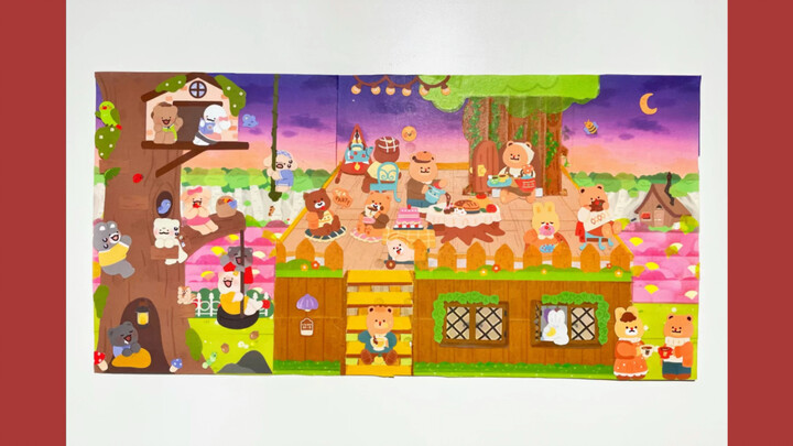 สมุดจดสร้างฉากสไตล์เกาหลี | คาเฟ่บนดาดฟ้ายามเย็น – อบอุ่นและสบายสุดๆ