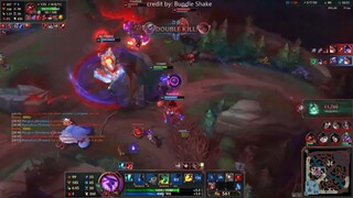 Velkoz bắn Q và vẽ R vào cùng một chỗ cực đẹp mắt #game