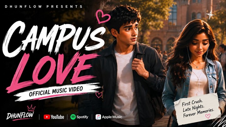 Campus Love ❤️ | First Crush. First Love. Forever. | DhunFlow Original Music Video