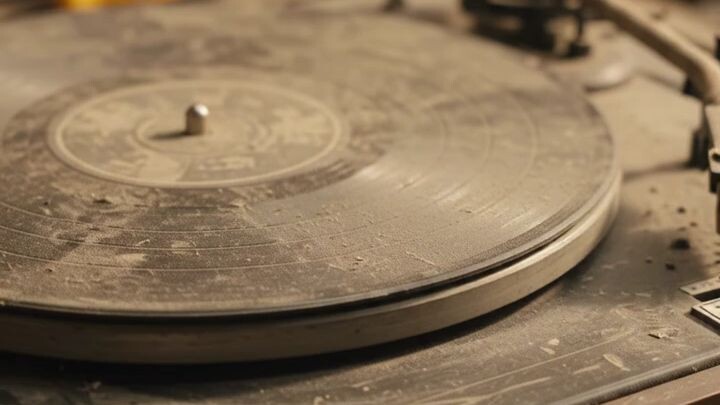 Silent for decades… now the record can spin again. 🎶✨ #ASMR #Restoration #Vinyl