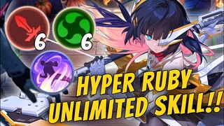 ELEMENTALIST RUBY + YUKI SKILL 3 !! SUPER SUSTAIN UNKILLABLE !! MAGIC CHESS ML
