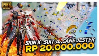 REVIEW SKIN X-SUIT ARCANE JESTER MAX LEVEL RP 20.000.000 !! - PUBG MOBILE