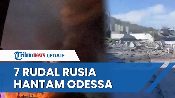 Pasukan Rusia Jatuhkan 7 Rud4l Hant4m Pusat Perbelanjaan di Odessa saat Kunjungan Pejabat Eropa