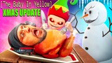 Baby In Yellow Snowball Fight for Christmas (FGTeeV Snowman Update)