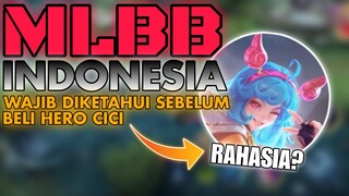 Tips yang wajib diketahui sebelum menggunakan Hero Cici - MOBILE LEGEND