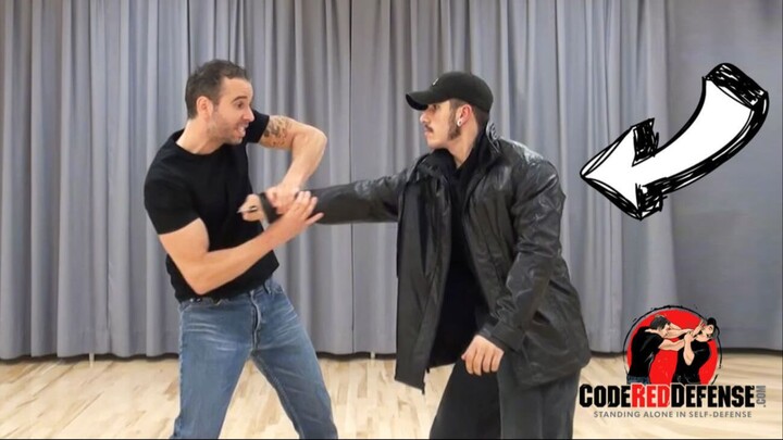 Great Self Defense Tactic to Trap a Knife