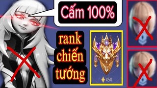 Bí Ẩn Tướng Bị Cấm 100% Trên Rank Chiến Tướng | Sức Mạnh Khủng Cở Nào - Hùng BK