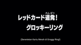 Serentetan kartu merah di Groggy Ringg