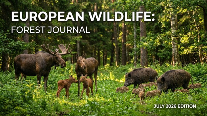European Wildlife: Forest Journal | July 2026 Day Edition | 4K