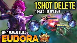 EUDORA BEST BUILD 2022 | BUILD TOP 1 GLOBAL EUDORA GAMEPLAY | MOBILE LEGENDS✓