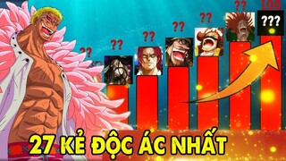 Xếp Hạng 27 Kẻ Độc Ác Nhất, Là Ác Quỷ Thực Sự Trong One Piece
