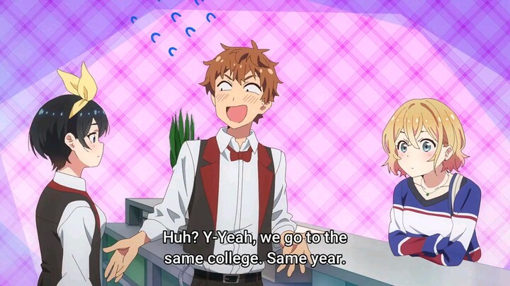 Ruka told Mami she's Kazuya's girlfriend without hesitations! | Rent a Girlfriend | Season 2 | Ep7