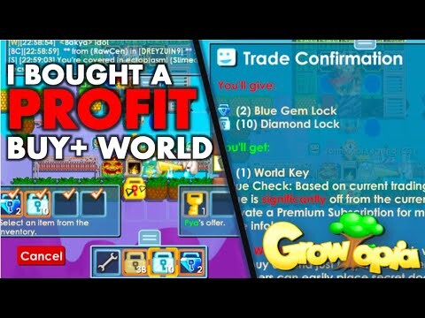 I BOUGHT A WORLD FOR 2BGLS+!! (GROWTOPIA PROFIT) | Growtopia