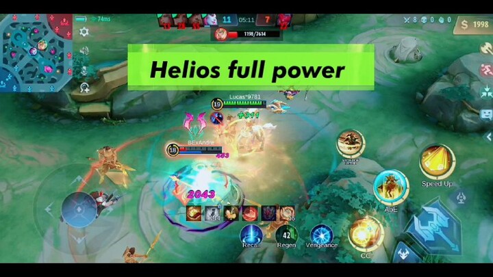 Helios full power #mlbb#helios#game