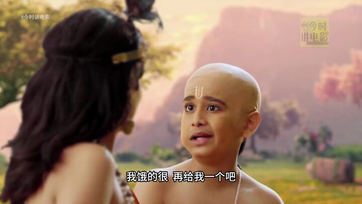 “Vishnu”: A beggar and a prince eat mangoes together, become friends, and are rewarded with a golden