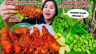 AYAM CURRY SOSIS PEDAS LALAPAN MENTAH JENGKOL MUDA PETAI SAYUR KECIWIS