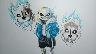 How To Draw CLASSIC SANS Cách Vẽ Sans Gai Đoạn V2 Siêu Ngầu