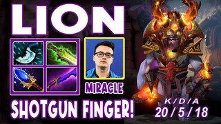 Miracle Lion Midlane Highlights Gameplay with 20 KILLS | SHOTGUN FINGER! | Dota 2 Expo TV