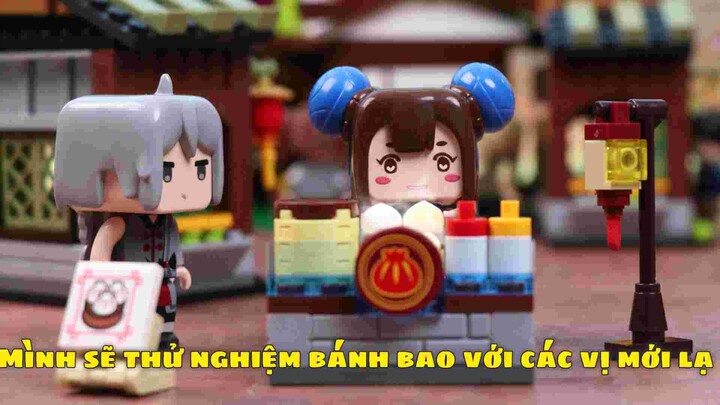 Mini World Lego Stop Motion - Món Bánh bao sáng tạo của Vô Song