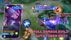 🔥NATAN FULL DAMAGE BUILD!! GAK ADA AMPUN BUAT MUSUH, AUTO PANEN KILL TIAP GAME⚔️