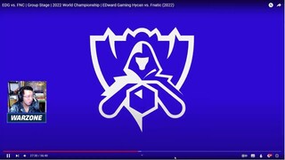 FNC VS EDG VÒNG BẢNG CKTG 2022, HUMANOID QUÁ TỐT NHƯNG SCOUT VÀ VIPER RẤT TIẾC (LMHT)12.18