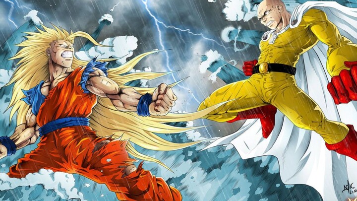 Saitama VS Goku ( full fight ) Best Fan made