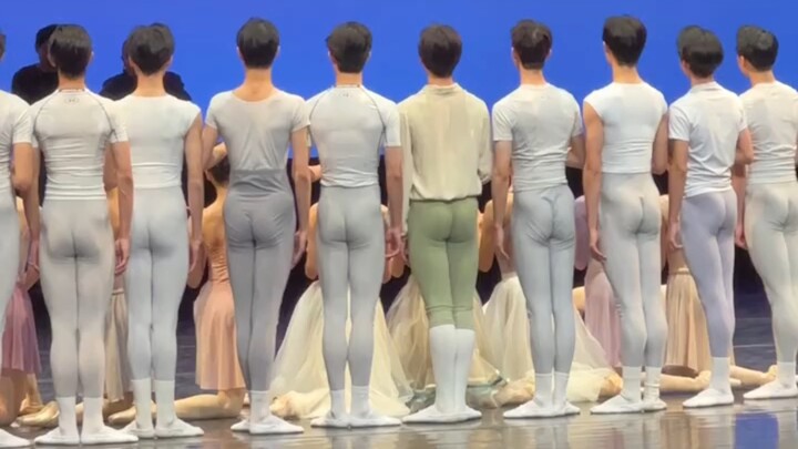 【Men's Ballet】Group photo session between Chinese National Ballet dancers and audience