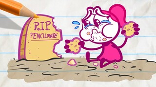 Pencilmiss Misses Pencilmate When She Watches These Episodes! | Animation | Cartoons | Pencilmation