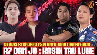 REAKSI EXPLANER INDO DIREMEHKAN AMERIKA, R7 DAN JO : KASIH TAU LUKE - M5 MOBILE LEGENDS