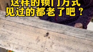 هل سبق لك أن رأيت طريقة قفل الباب هذه؟ من كان يدخل إلى المنزل عندما كان لا أحد موجودًا في صغره، ليرف