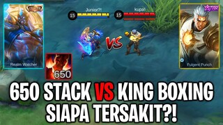 ALDOUS NEW 650 STACK VS PAQUITO KING BOXING ~ MLBB