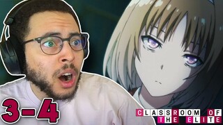 who can I *TRUST*?! Classroom of the Elite Episodes 3-4 Reaction!