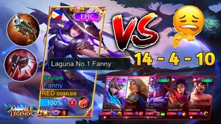 TOP 1 LAGUNA FANNY DESTROY ENEMY EASILY MUST WATCH!!! | MLBB