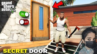 Franklin Unlock The Secret Door in His House Near Stairs - GTA 5