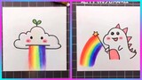 Đỉnh Cao Tik Tok 💘 Vẽ Hình Cute Đáng Yêu  💘 Những Đường Nét Đơn Giản # 4 💘How to draw cute Art