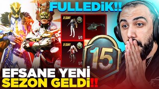 YENİ SEZON 15 GELDİ! X-SUİT VEREN ROYALE PASS?? 😮 EFSANE SEZON | PUBG MOBILE