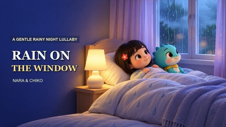 Rain on the Window 🌧️ Lagu Tidur Anak | Nara & Chiko