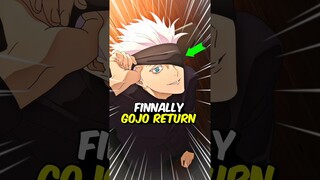 Finnaly Gojo Return Leaks? 🤔 #shorts #jujutsukaisen #jjk #anime #youtubeshorts #viral #trending #fyp