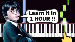 Harry Potter Theme - Hedwig's Theme - EASY Piano tutorial