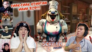 REAKSI GAMER BERTEMU EMAK - EMAK KEMATIAN (MAMA ROD) | Ice Scream 6 Indonesia